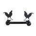 Rooster Black Horizontal Door Handle