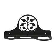 Leaf Fan Black Metal Hair Dryer Rack