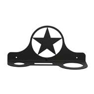 Star Black Metal Hair Dryer Rack