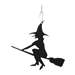 Witch Black Metal Hanging Silhouette