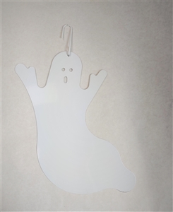 Ghost White Metal Hanging Silhouette
