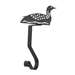 Loon Black Metal Mantel Hook