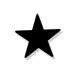 Star Black Metal Magnet