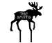 Moose Lawn Black Metal Plaque - CUSTOM