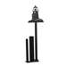 Lighthouse Black Metal Paper Towel -Vertical Wall mount