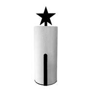 Star Black Metal Paper Towel -Vertical Wall mount