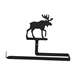 Moose Black Metal Paper Towel Holder -Horizontal Wall mount