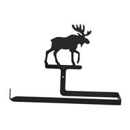 Moose Black Metal Paper Towel Holder -Horizontal Wall mount