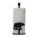 Bear Black Metal Paper Towel Stand -Counter Top