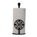 Bow Black Metal Paper Towel Stand -Counter Top