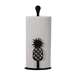Pineapple Black Metal Paper Towel Stand -Counter Top