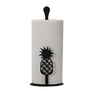 Pineapple Black Metal Paper Towel Stand -Counter Top