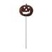 Pumpkin Rusted Metal Garden Stake