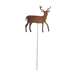 Deer Rusted Metal Garden Stake