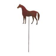 Horse Rusted Metal Garden Stake