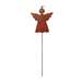 Angel With Halo Rusted Metal Garden Stake