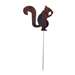 Squirrel Rusted Metal Garden Stake