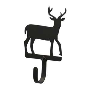 Deer Black Metal Wall Hook -Small