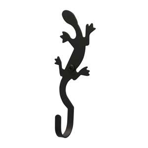 Salamander Black Metal Wall Hook -Small