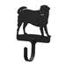 Dog Black Metal Magnetic Wall Hook