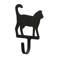 Cat Black Metal Magnetic Wall Hook