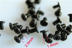 M1.4 x 2.5 Mechanical screws 10 ea