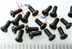 M1.4 x 3 Mechanical screws 10 ea