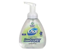 Dial Professional Antibacterial Foaming Hand Sanitizer, 15.2 oz, 4 Pump Bottles