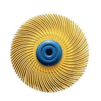 3M RADIAL BRISTLE DISCS Diameter 3"- Grade: 80 grit  Fire Scale Removal