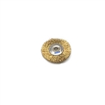 UNMOUNTED BRASS WHEELS Type: Crimped - Diameter: 3/4"