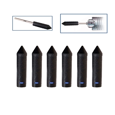 SILICONE BULLET POINTS  Medium Grit 6mm Diameter - 24mm Height