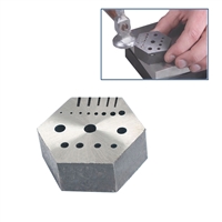 HEX STEEL RIVETING BLOCK