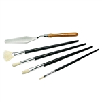 BRUSH SET WITH SPATULA