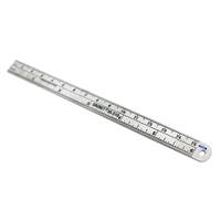 ECONOMY STEEL RULER 6â