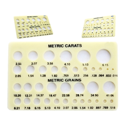 PLASTIC GEMSTONE GAUGE