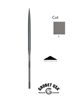 BARRETTE NEEDLE FILE Grobet Length 6-1/4"-  Cut 2