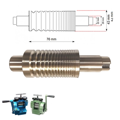 Replacement Top Wire Roller</BR>for Economy Rolling Mill