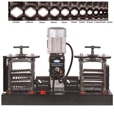 All Square Wire & Flat 130mm Electric Rolling Mill 1 to 11 mm </br>"Cuban Link"