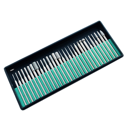 DIAMOND BUR SETS Economy 1/8" Shank 30 Pcs