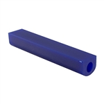 FLAT TOP MATT WAX TUBES   Dimensions: 6"L x 1-1/8-W x 1-1/8H   Grade: Soft  - Color: Blue