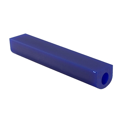 FLAT TOP MATT WAX TUBES   Dimensions: 6"L x 1-1/8-W x 1-1/8H   Grade: Soft  - Color: Blue