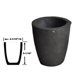 GRAPHITE MELTING CRUCIBLES  Style 3 4-3/16" dia. (outside)