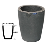 GRAPHITE MELTING CRUCIBLES  Style 14 6-3/4" dia. (outside)