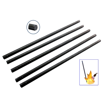 GRAPHITE STIRRING ROD</br> 12" x 5/8" <br> Package of 5