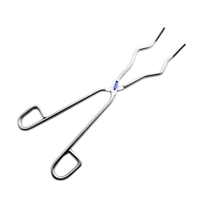 CRUCIBLE & FLASKS TONGS For Flasks: up to 2-1/2ï¿½ï¿½- Length : 9-1/2"