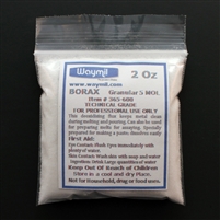 BORAX FLUX POWDER</BR>SIZE: 2 OZ