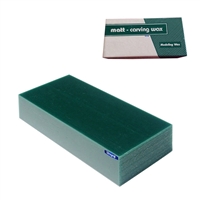 MATT WAX BLOCK Color: Green - Grade: Hard Package of 1 lb. (0.45 Kg.)