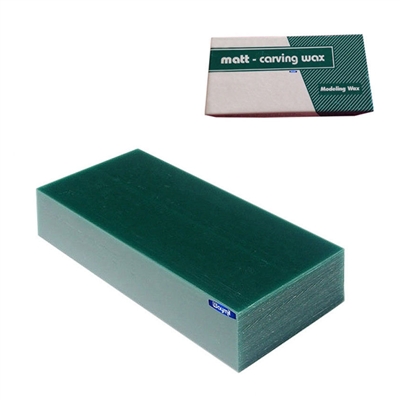 MATT WAX BLOCK Color: Green - Grade: Hard Package of 1 lb. (0.45 Kg.)