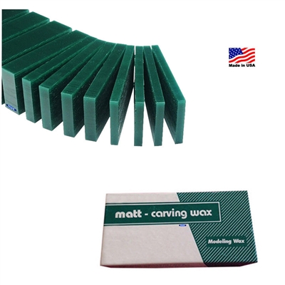 MATT WAX SLICES ASSORMENT Color: Green - Grade: Hard Package of 1 lb. (0.45kg)