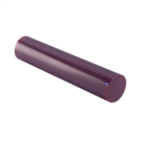 ROUND MATT WAX TUBES  Color: Purple - Outside Dia.: 1-5/16ï¿½